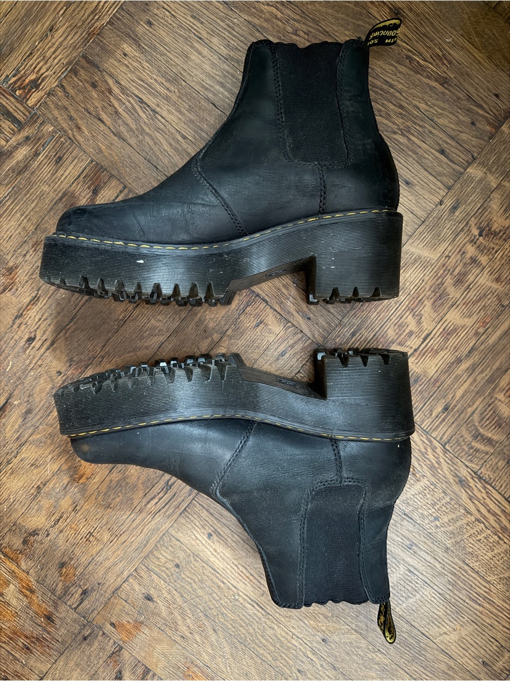 Dr. Martens Rometty Black Platform Boots UK 4/EU 37